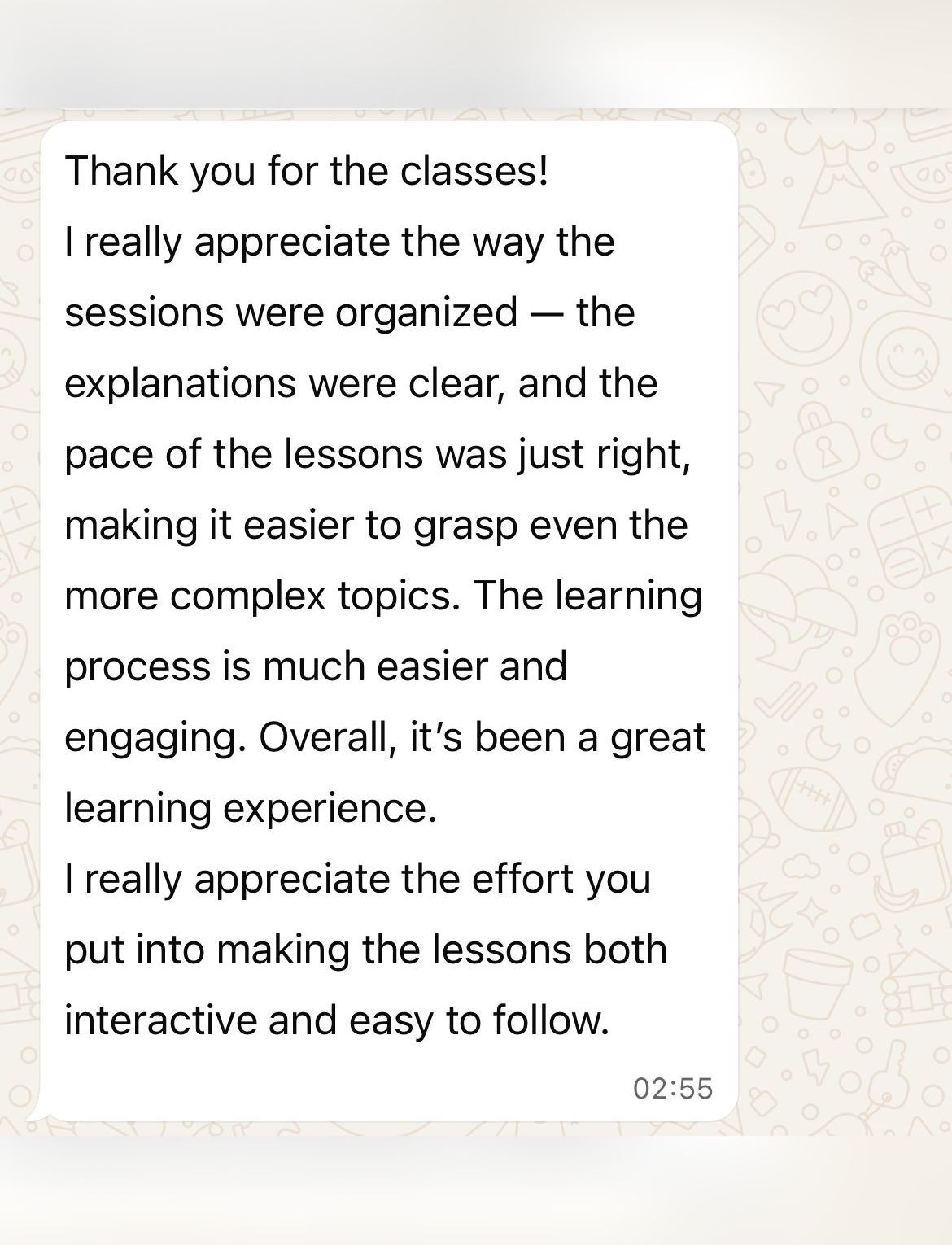 Message from Ishank Nain about HackproofHacks training