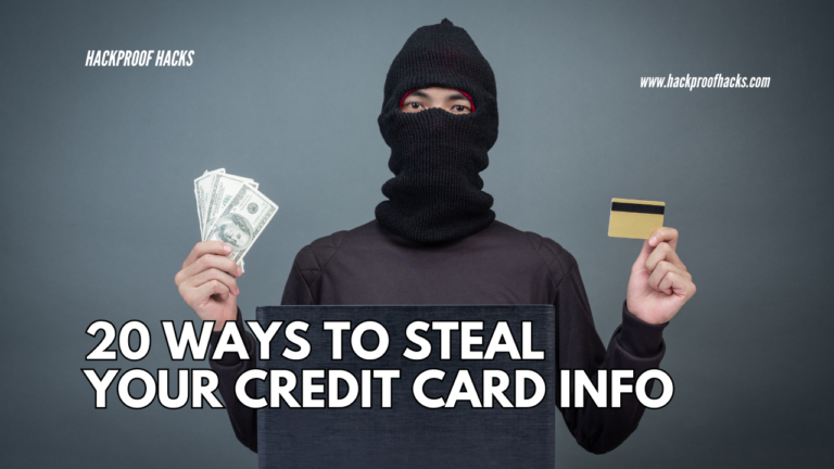 20 Ways Scammers Can Steal Your Credit Card Numbers