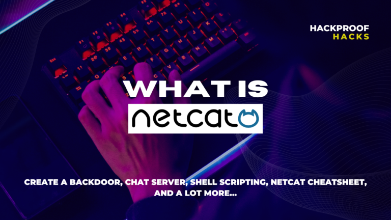 what is netcat. Create a backdoor using Netcat, create chat server using netcat, shell scripting using netcat, netcat cheatsheet, and a lot more...