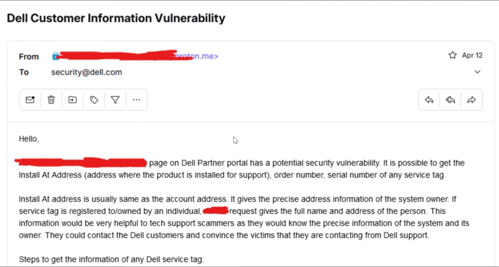 Dell Data Breach Exposes 49 Million Customer Records
