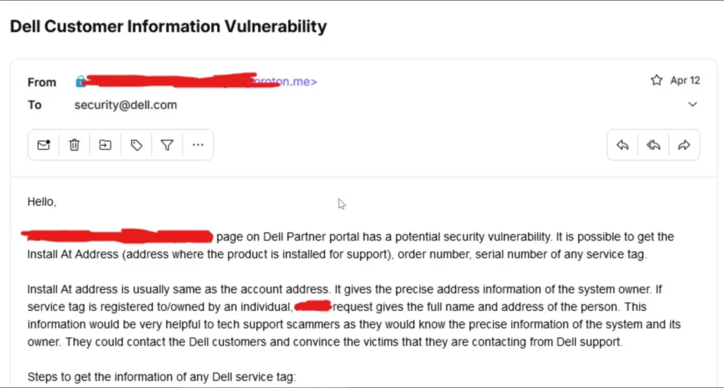 Dell Data Breach Exposes 49 Million Customer Records