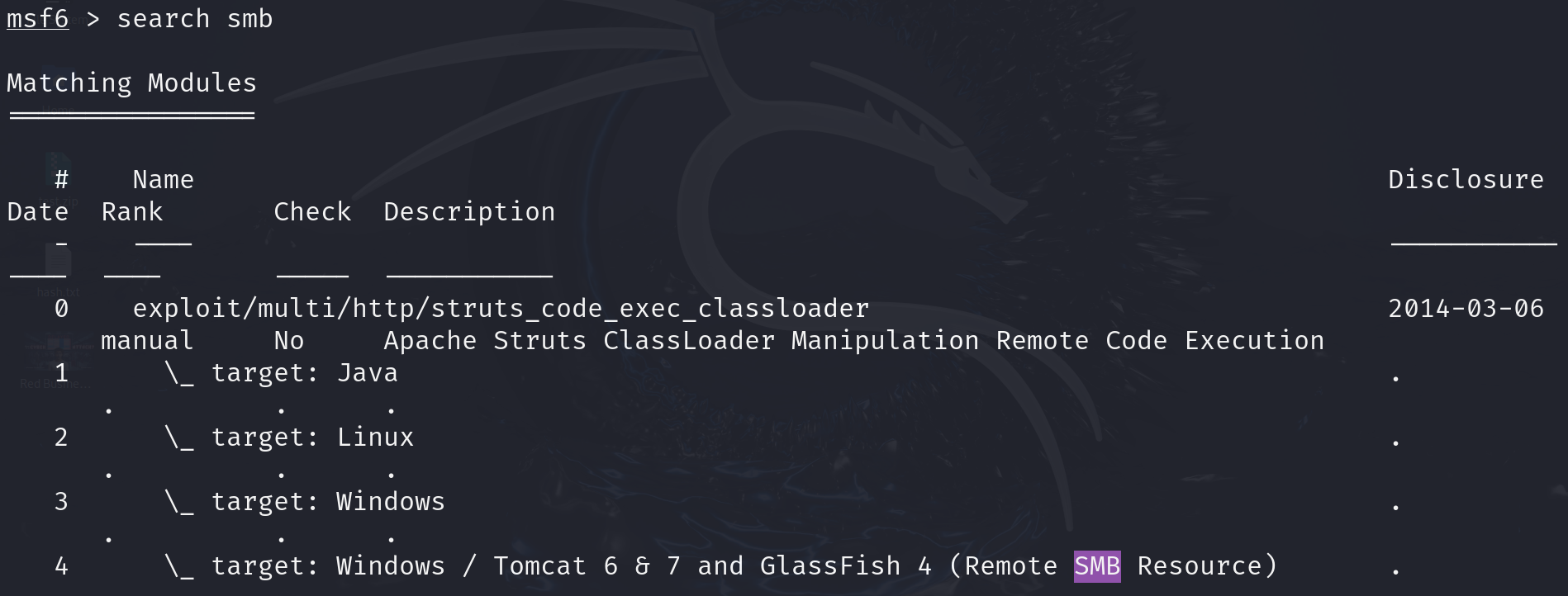 metasploit search command. ethical hacking series